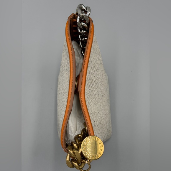 Stella McCartney Frayme Bucket Canvas Bag with Strap - Picture 4 of 14